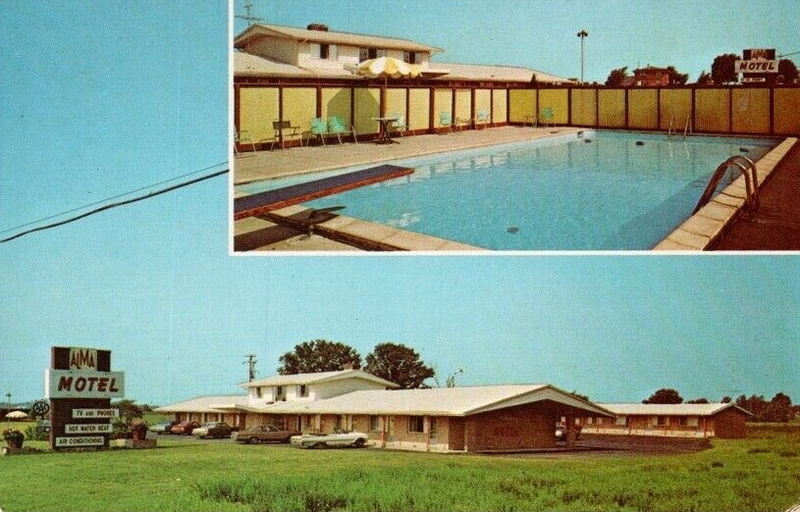 Alma Motel - Postcard